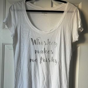 Super Soft Express "Whiskey makes me frisky" Tee